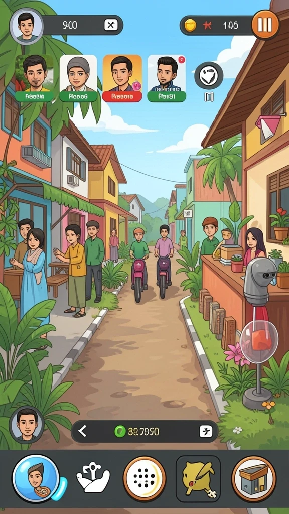 Tampilan antarmuka yang menarik dan user-friendly.