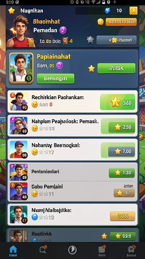 Grafis berkualitas tinggi yang memukau pemain.