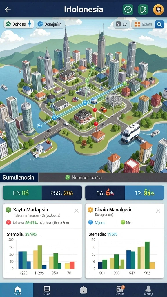 Tampilan visual game yang memukau.