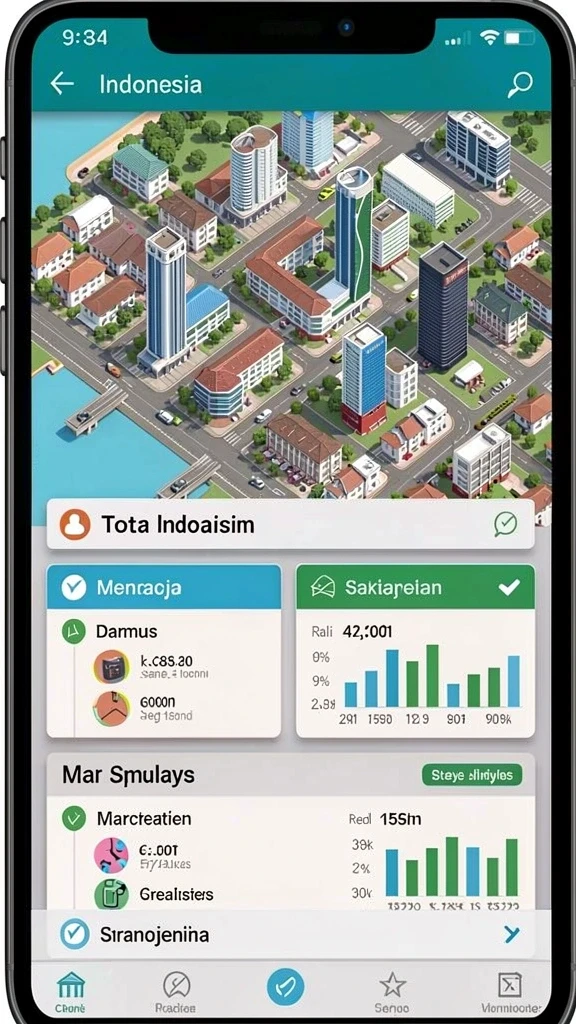 Tangkapan layar menunjukkan momen berinteraksi dengan pemain lain.
