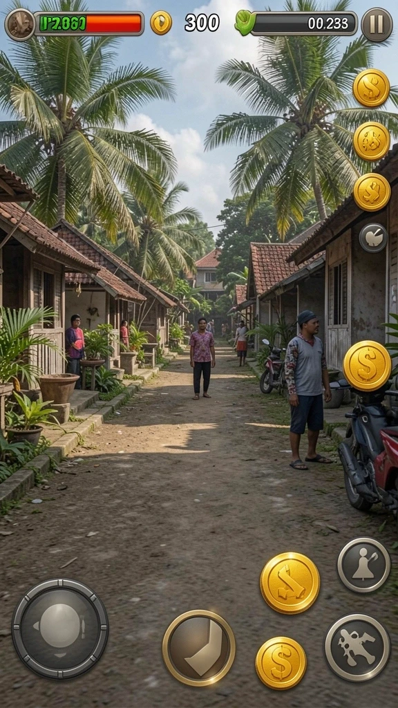 Tantangan level yang menantang dan bervariasi.