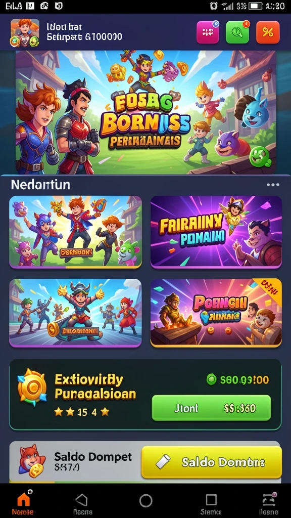 Mini-game yang beragam untuk semua usia.