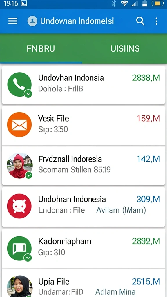 Tampilan antarmuka yang modern dan menarik.
