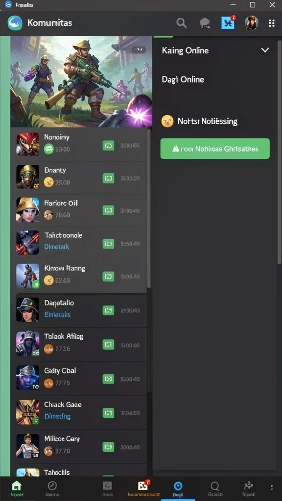 Fitur multiplayer yang memungkinkan interaksi antar pemain.