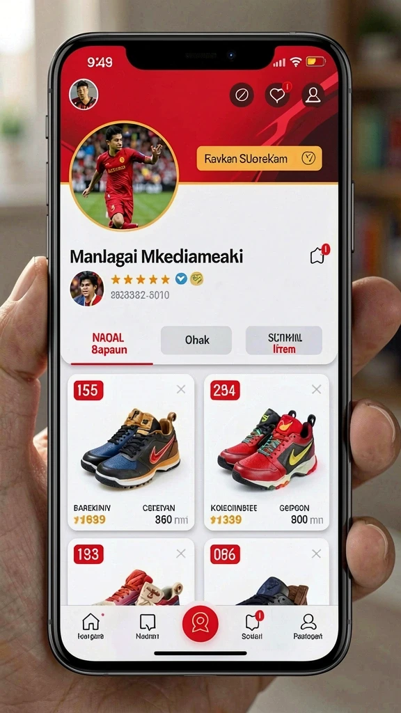 Tangkapan layar menunjukkan fitur kustomisasi karakter yang mendalam.