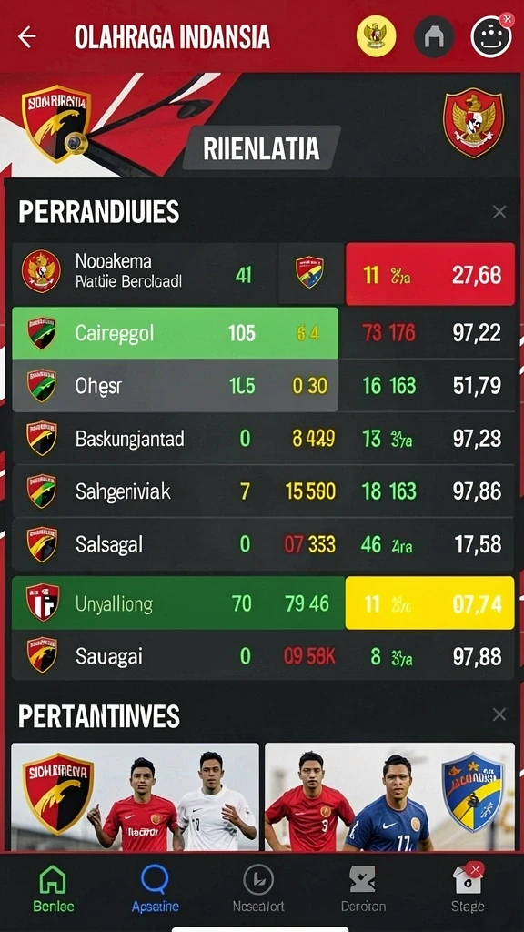 Tampilan antarmuka aplikasi yang menarik.