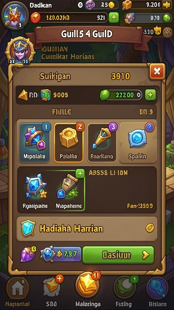 Hadiah menarik setiap kali menyelesaikan tantangan.