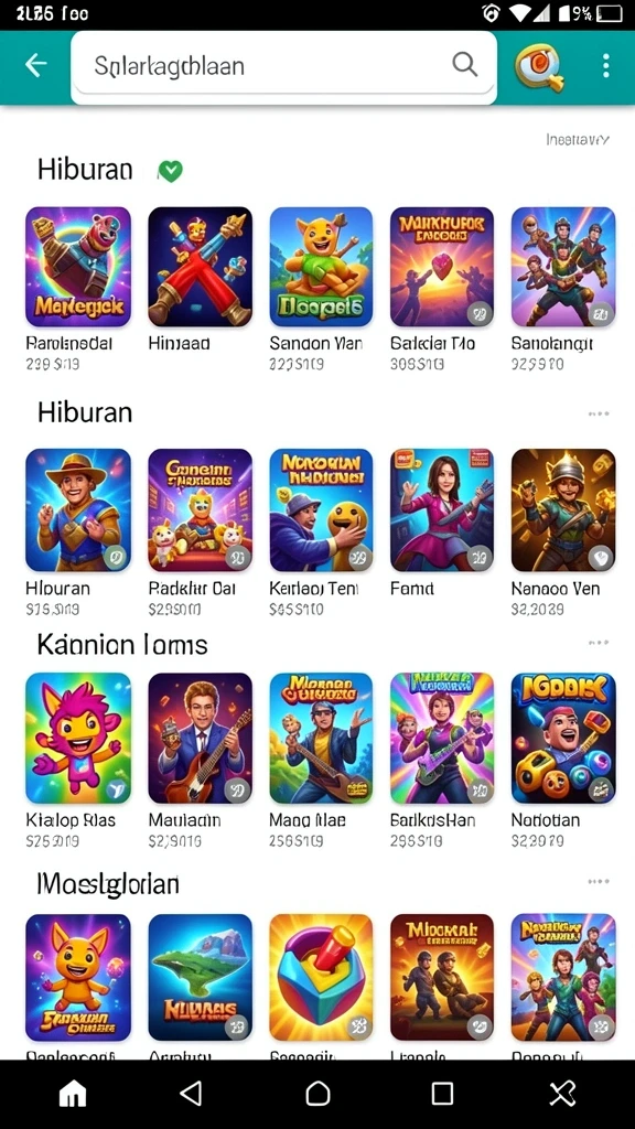 Tampilan utama CUANGILA yang atraktif dan penuh warna.