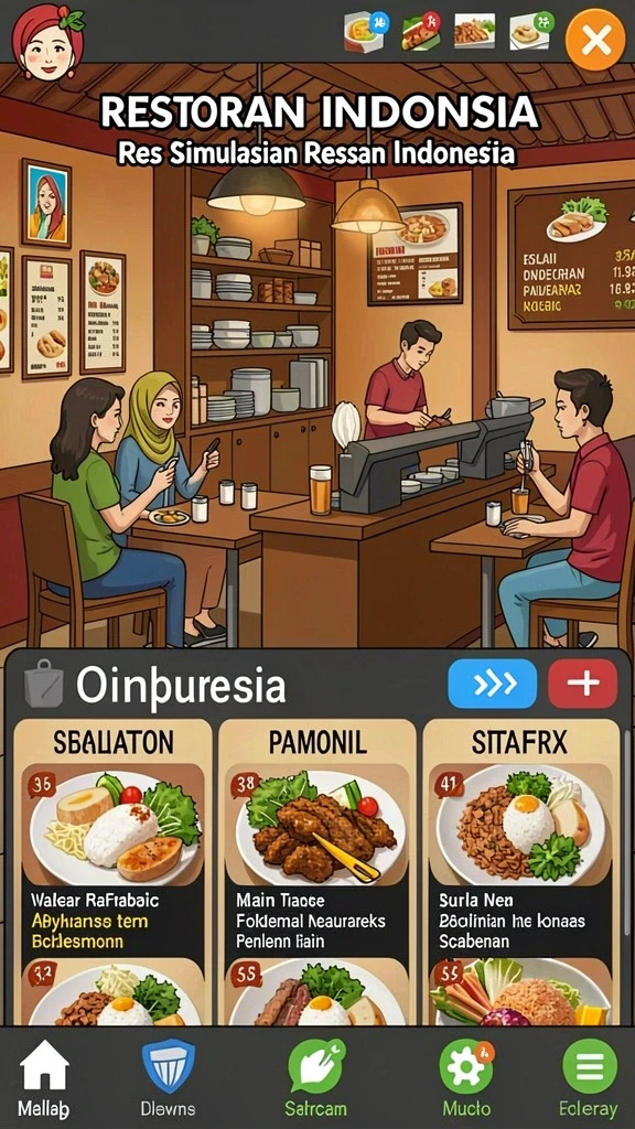 Tantangan seru dalam setiap permainan.