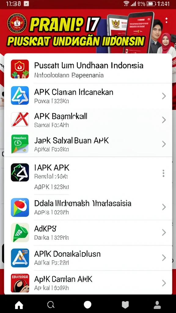 Mode permainan seru yang dapat dipilih sesuai keinginan.