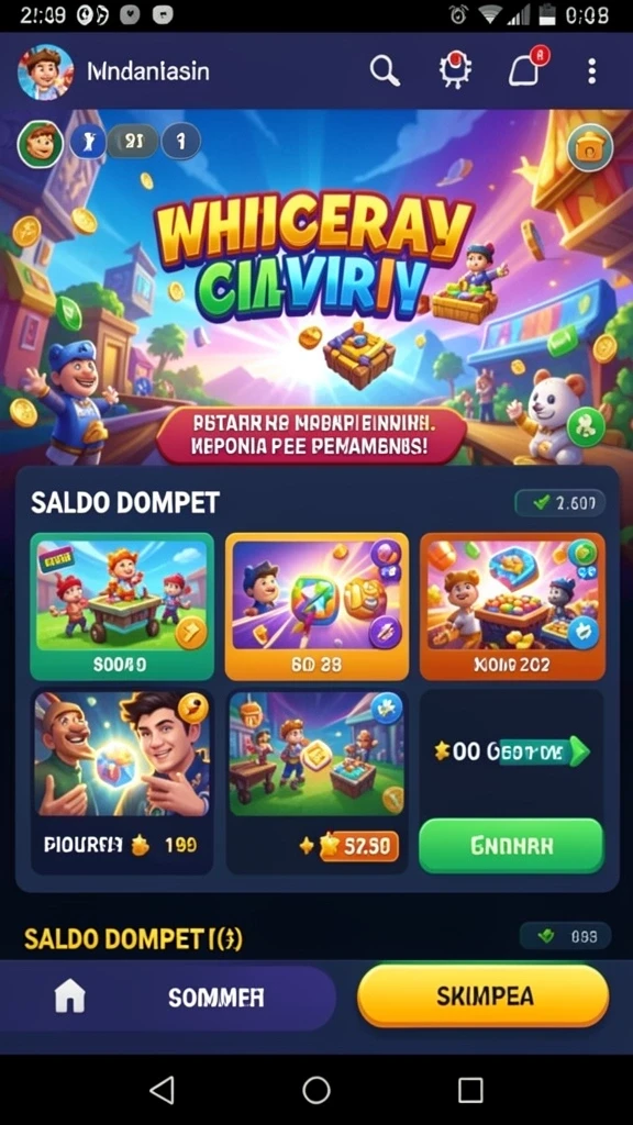 Screenshot menunjukkan hadiah yang bisa didapatkan setelah menyelesaikan tantangan.