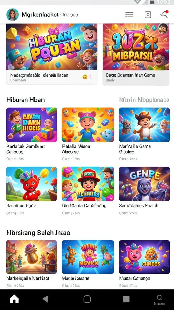 Banyak pilihan permainan yang tersedia untuk dinikmati.