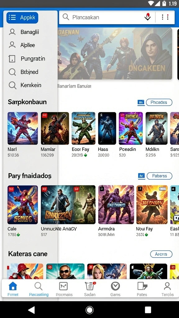 Screenshot menunjukkan mode permainan multiplayer yang seru.