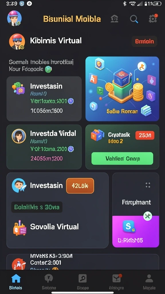 Karakter-karakter lucu yang membuat permainan semakin menarik.