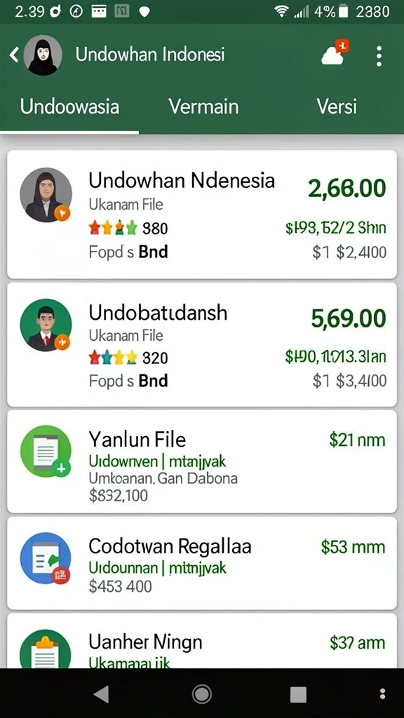 Desain karakter yang unik dan penuh warna.