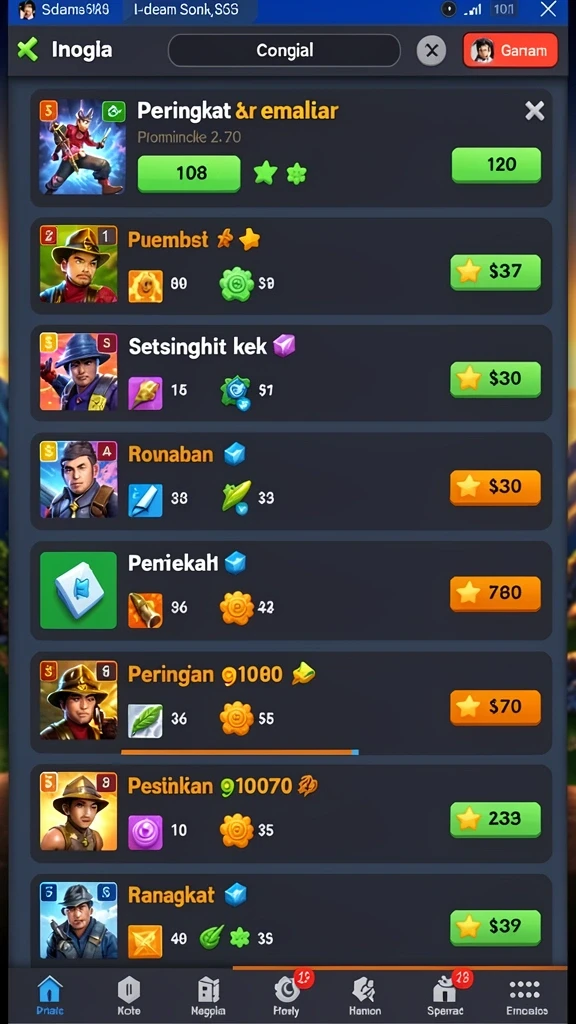 Mode permainan baru yang menantang dan seru.