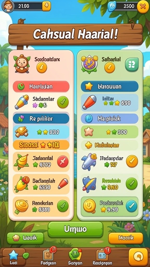 Tampilan antarmuka yang menarik dan mudah digunakan.
