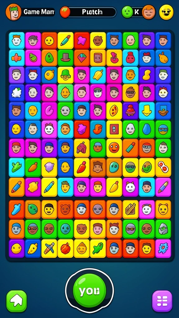 Tampilan warna-warni dari berbagai tema slot.