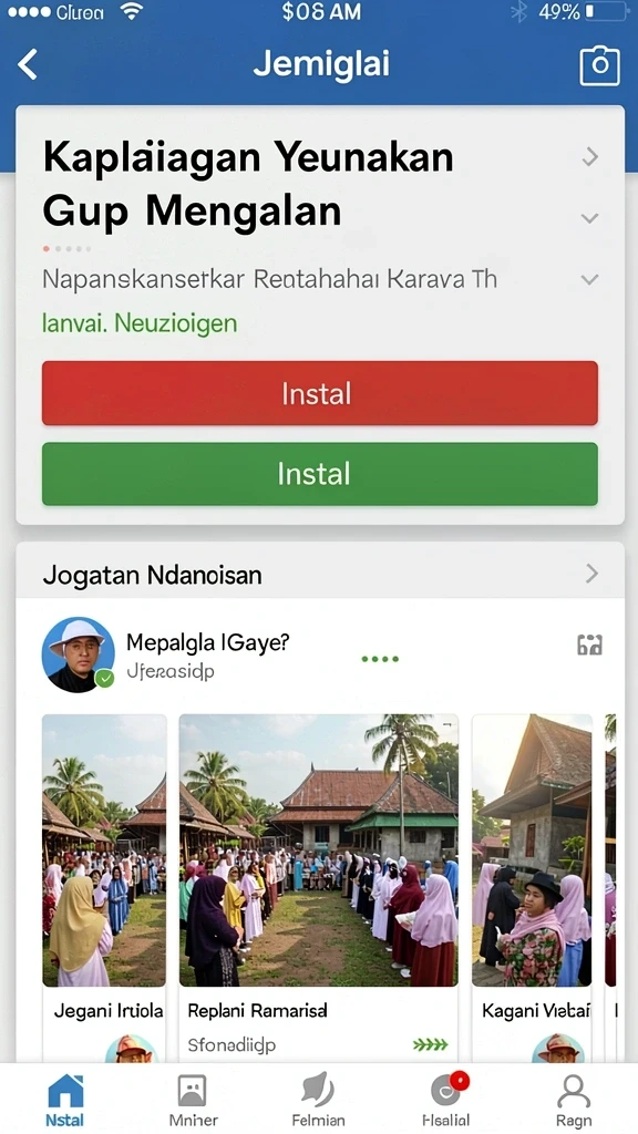 Fitur interaksi dengan pemain lain yang seru.