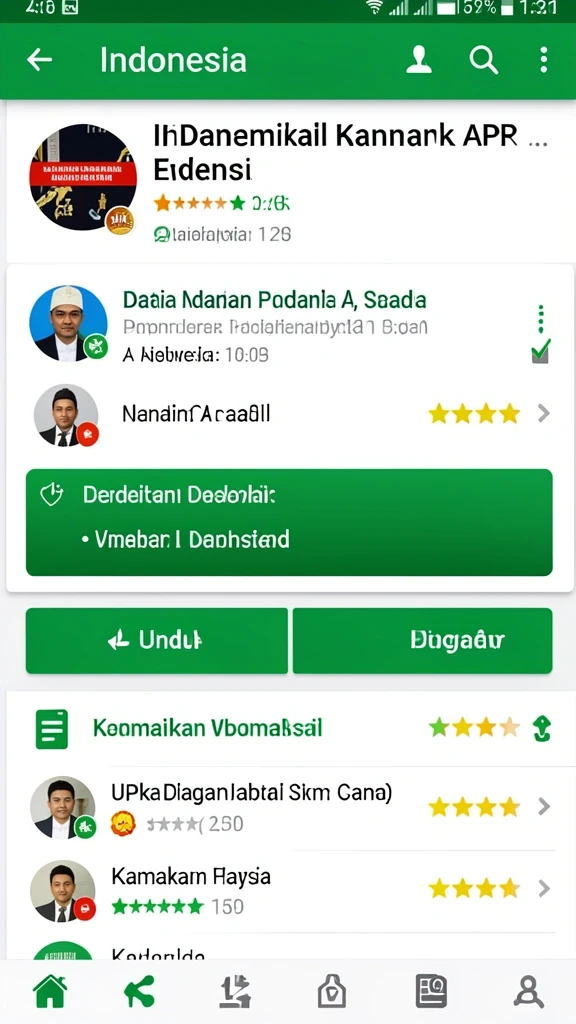 Tampilan antarmuka yang menarik dan user-friendly.