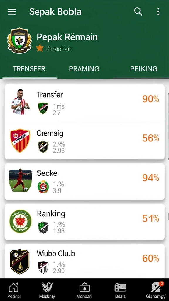 Tampilan antarmuka yang menarik dan intuitif.