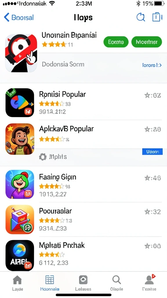 Tangkapan layar karakter dengan kemampuan unik.
