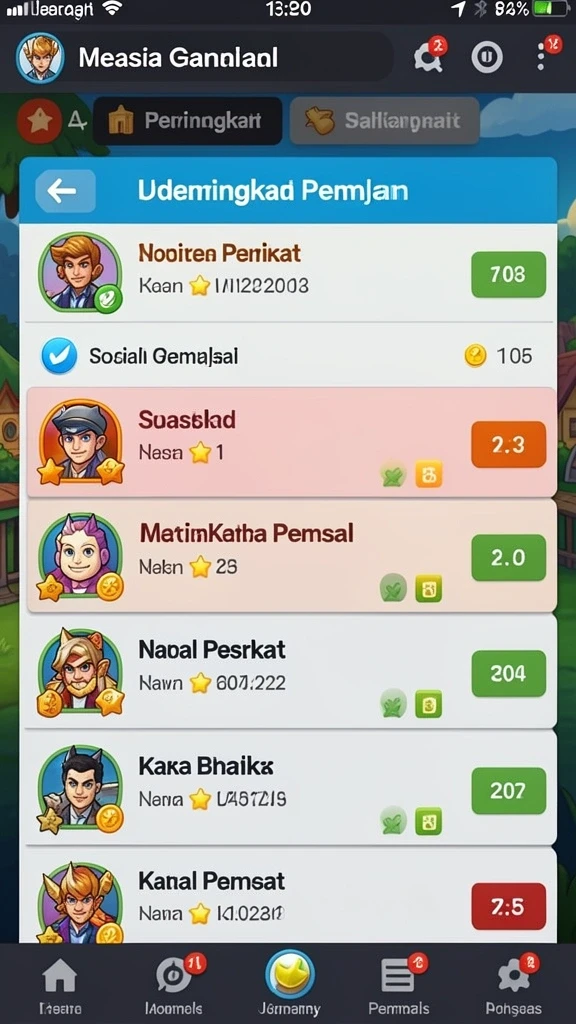 Menampilkan momen seru dalam gameplay TURBO78.