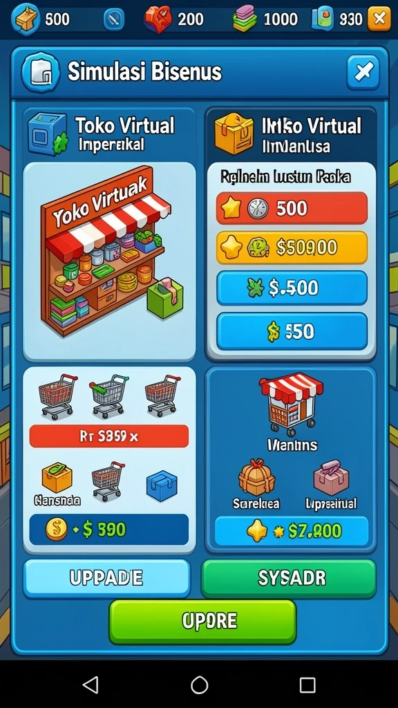 Fitur kustomisasi avatar yang seru dan unik.